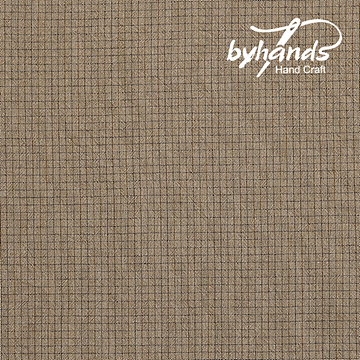 [바이핸즈] 트렌드 미니체크 선염원단 - 라이트모카(더블롤링 10YD)