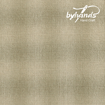 [바이핸즈] 그라데이션 체크 선염체크원단 - 라이트브라운(더블롤링 10YD)