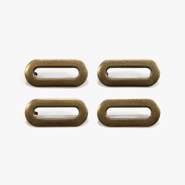 퀼트의시작은? 엔조이퀼트와 함께,[가방부자재] 발달린 아일렛 30mm 4쌍 세트 - 청동