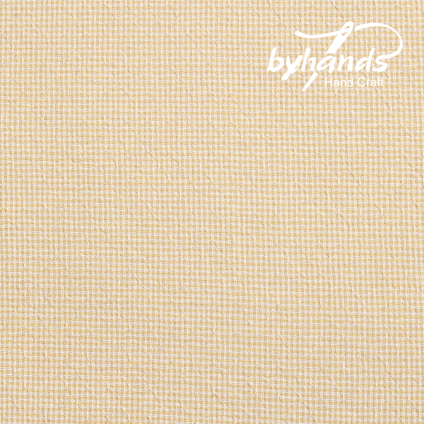 [바이핸즈] 로얄 도비 선염체크원단 - 옐로우(더블롤링 10YD)