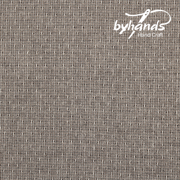 [바이핸즈] 로얄 도비 선염체크원단 -카카오(더블롤링 10YD)