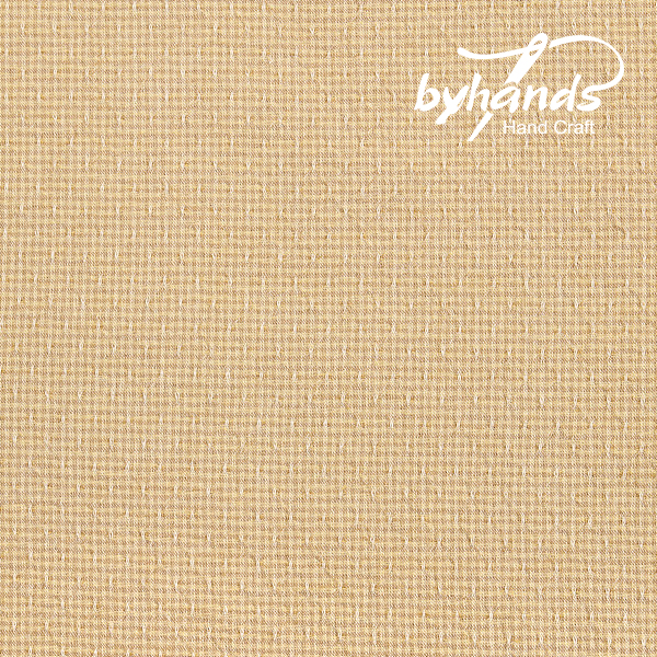 [바이핸즈] 로얄 도비 선염체크원단 - 머스타드(더블롤링 10YD)