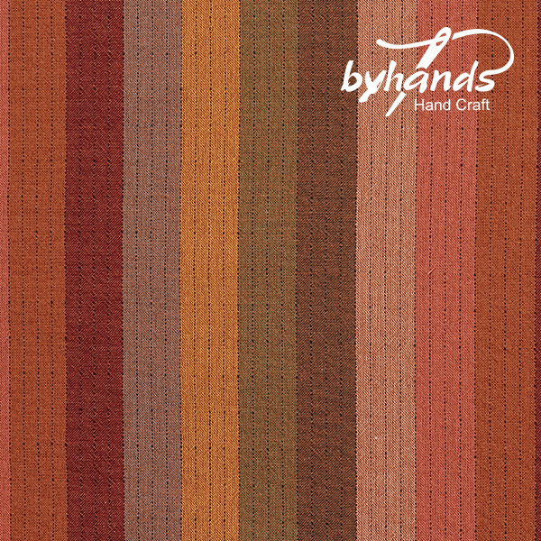 [바이핸즈] 컬러 믹싱 브릭톤 선염체크원단(더블롤링 10YD)