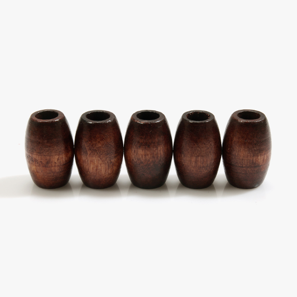 [장식부자재] 마크라메 과자 장식 구슬 30mm 5개 1SET - 밤