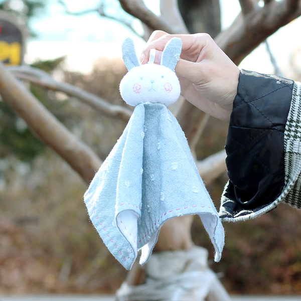 [바이핸즈] 퀼트패키지 소품 - 손수건인형(블루)(실,바늘 증정)