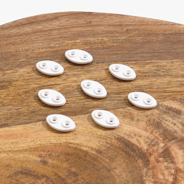 [퀼트부자재] 마스크 끈 조절기 8개 SET - 화이트 (개)