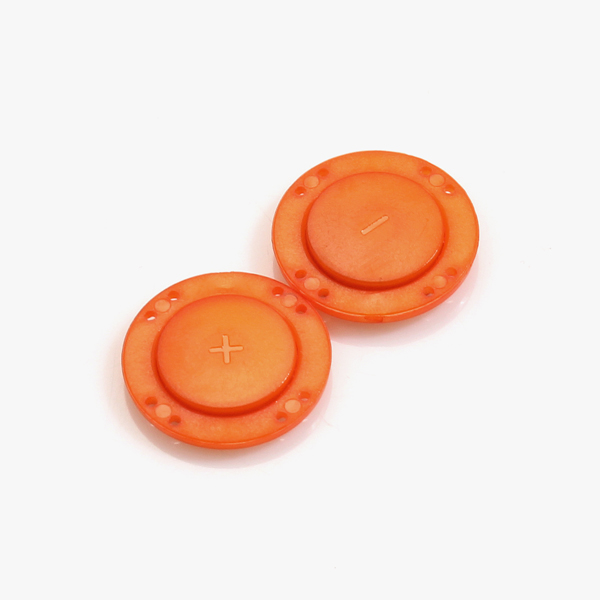 퀼트의시작은? 엔조이퀼트와 함께,[바이핸즈] 플라스틱 자석단추 22mm - 오렌지