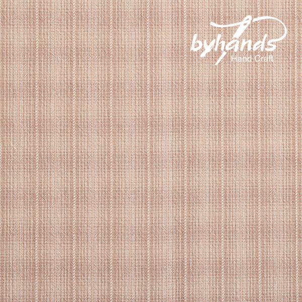 [바이핸즈] 러블리 선염체크원단 - 미스티로즈(더블롤링 10YD)