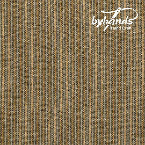 [바이핸즈] 뉴트로 선염체크원단 - 머스터드골드(더블롤링 10YD)