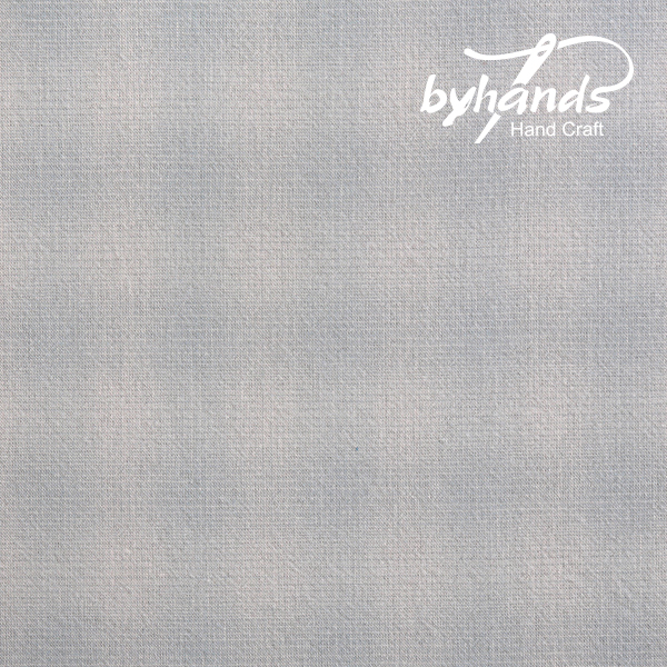 [바이핸즈] 소프트 그라데이션 선염체크원단 - 미스티블루(더블롤링 10YD)