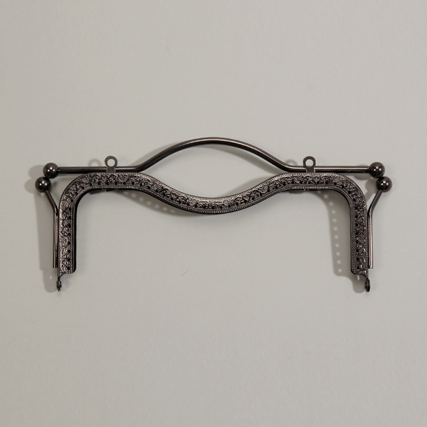 퀼트의시작은? 엔조이퀼트와 함께,[퀼트부자재] 손잡이형 입술 프레임 20.5cm - 흑니켈
