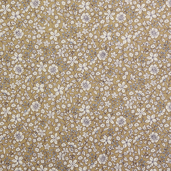 [코튼프린트] 잔꽃 프린트원단 - 베이지