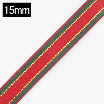[퀼트부자재] 크리스마스 리본6 폭 15mm - 50YD (개)