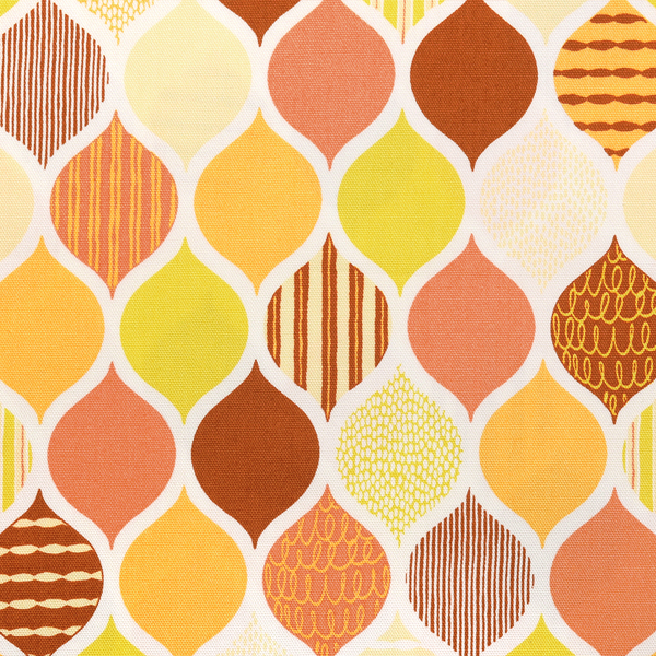 [코스모] 에코 02 옥스포드 프린트원단 - 오렌지