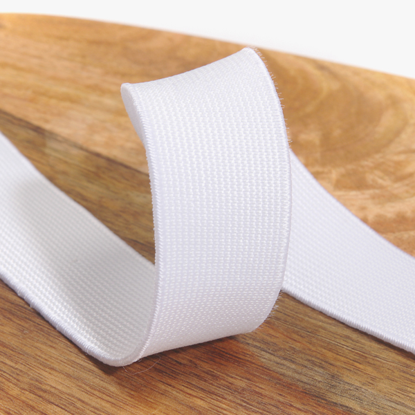 [의류부자재] 30mm 납작 허리 고무밴드 1YD - 화이트