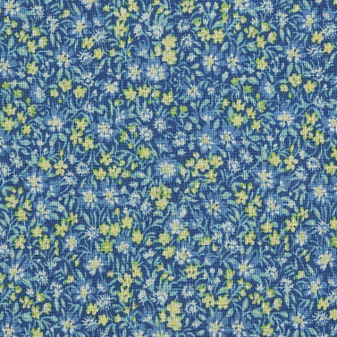 [유와] 샤르망 컬렉션 443098 린넨 프린트원단 - 블루 (1/4yd) (D02)CC443098-3 (개)