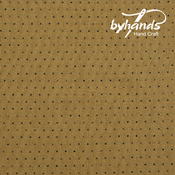 [바이핸즈] 클래식 미니도트2 선염체크원단 - 머스타드 (1/2Yd)