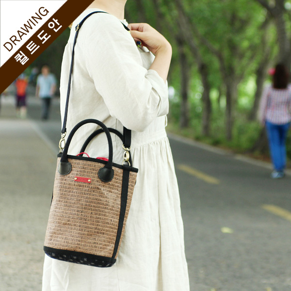 [바이핸즈] 퀼트도안 - 피코왕골백