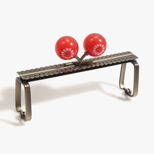 [퀼트부자재] 사각 구슬 프레임 11cm - 레드