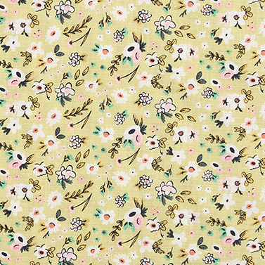 [라일리블레이크] 스플렌더 디시 프린트원단 - 세이지 (1/2Yd)