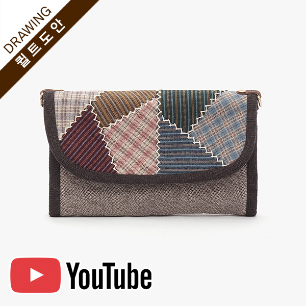 [바이핸즈] 퀼트도안 - 다이아 장지갑