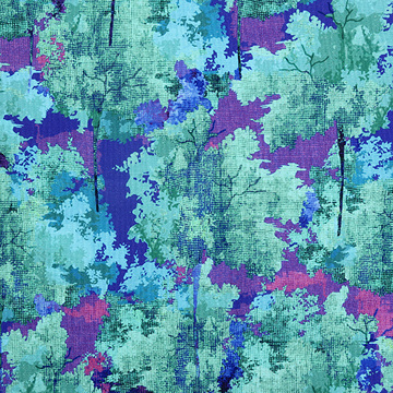 [로버트카프만] 내츄럴 페이스 프린트원단 - 쥬얼 (1/2Yd)