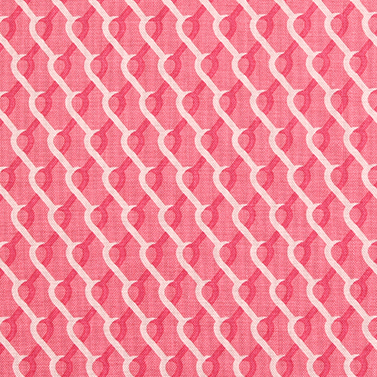 [라일리블레이크] 호프 인 블룸 리본 프린트원단 - 핑크 (1/2Yd)
