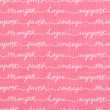 [라일리블레이크] 호프 인 블룸 워드 오프 서포어트 프린트원단 - 핑크 (1/2Yd)