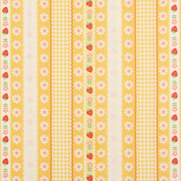 [퀼트게이트] 디어 리틀 월드 마가렛 앤 소피 2030-13 셔팅 프린트원단 - 옐로우 (1/2Yd)