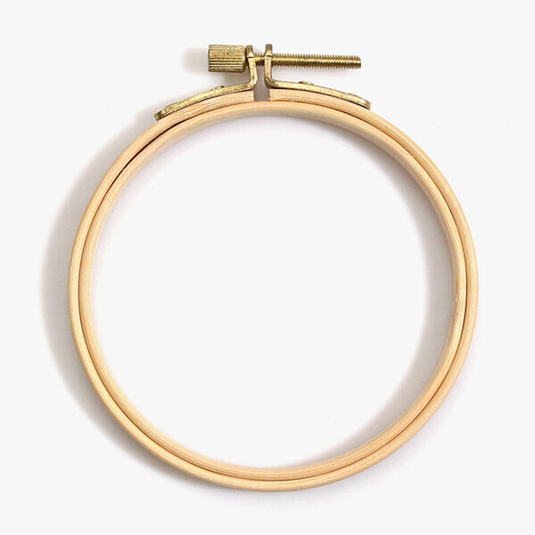 [자수부자재] 고급 대나무 원형 수틀 - 10cm