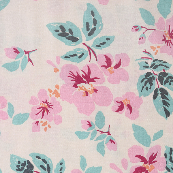 [페인트브러쉬] 티아라 라지 플로랄 엑루 프린트원단 - 아이보리