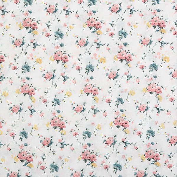 [유와] 샤르망 컬렉션 보태니컬 셔팅 프린트원단 - 핑크 (1/4yd) (D01)CC823114-2