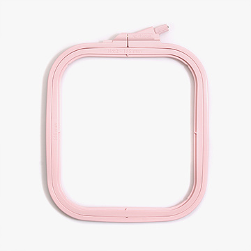 [너즈] 플라스틱 핑크 사각 수틀 - 14.5cm x 16.5cm 170-12 PINK (개)