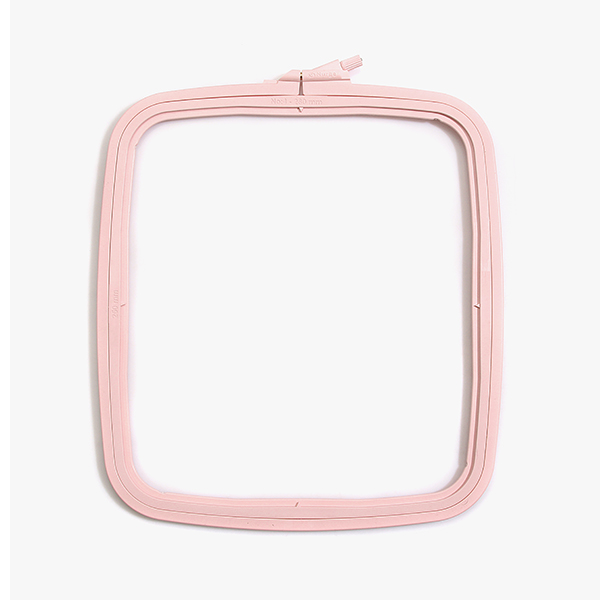 퀼트의시작은? 엔조이퀼트와 함께,[너즈] 플라스틱 핑크 사각 수틀 - 25cm x 28cm 170-14 PINK