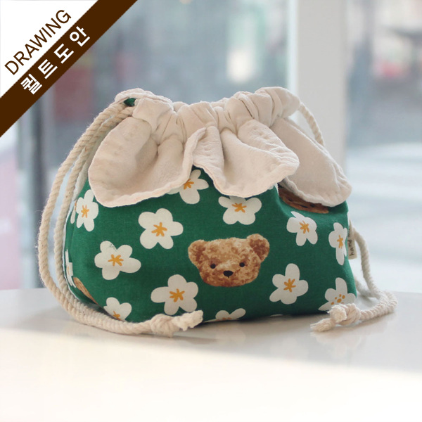 [바이핸즈] 퀼트도안 - 벚꽃 파우치