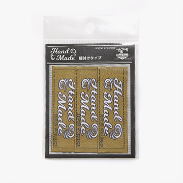 [벤리] 코튼 태그 면 라벨(핸드메이드) 3개 세트 - 7cm x 2.5cm (set)