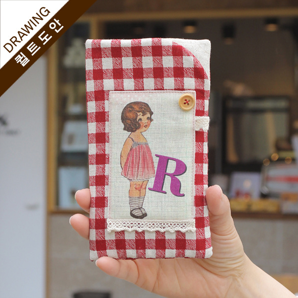 퀼트의시작은? 엔조이퀼트와 함께,[바이핸즈] 퀼트도안 - 페이퍼 돌 안경 케이스