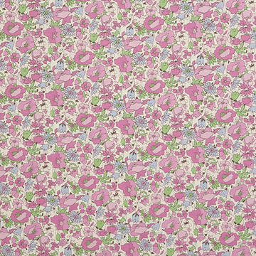 [고바야시] 잔꽃무늬 6658 프린트원단 - 핑크 (1/2Yd)