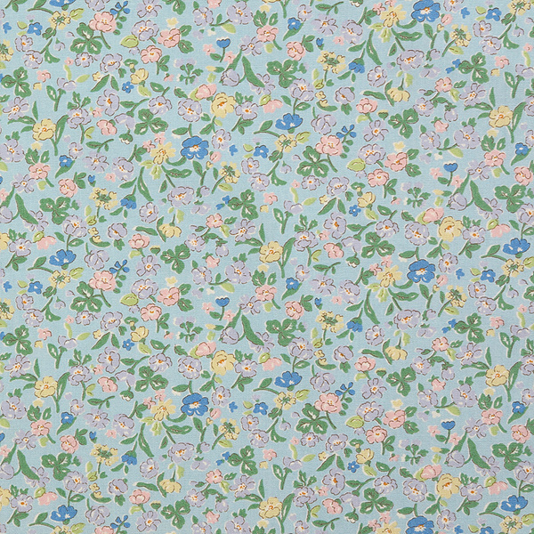 퀼트의 명가 엔조이퀼트,[고바야시] 잔꽃무늬 6848 프린트원단 - 블루