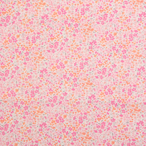 퀼트의시작은? 엔조이퀼트와 함께,[다이와보] 포플린 피오레 컬렉션 10254 프린트원단 - 핑크