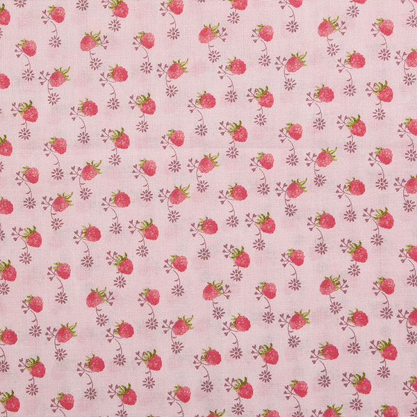 퀼트의시작은? 엔조이퀼트와 함께,[다이와보] 패치워크 컬렉션 라즈베리 프린트원단 - 핑크
