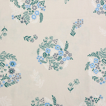 [고이즈미] 모멘트 헤드피스 옥스포드 프린트원단 - 아이보리 (1/2Yd)