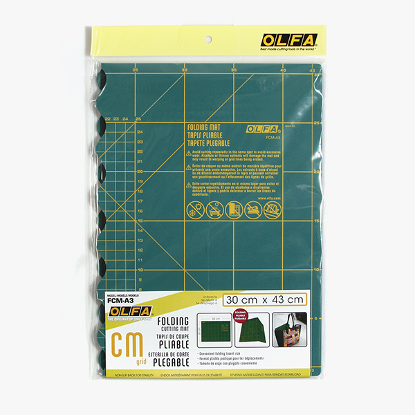 퀼트의시작은? 엔조이퀼트와 함께,[OLFA] 올파 접이식 커팅매트 FCM-A3 - (43x30cm)