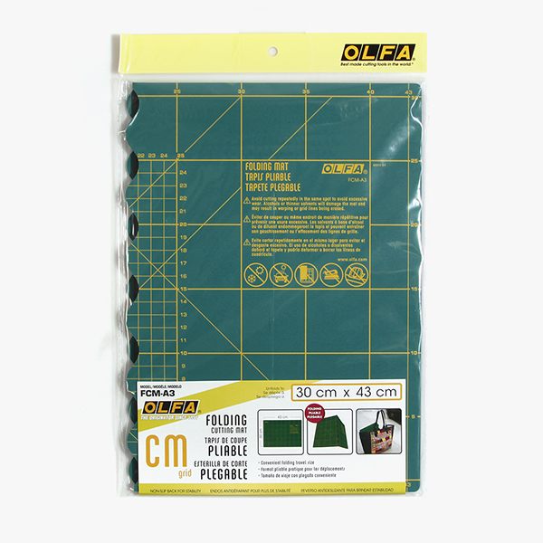 퀼트의시작은? 엔조이퀼트와 함께,[OLFA] 올파 접이식 커팅매트 A3 - (43x30cm)