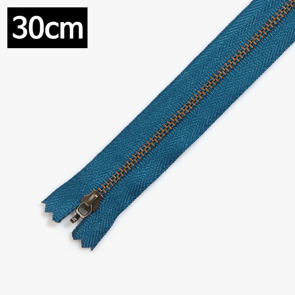 [YKK] 청동지퍼2(30cm) - 블루사파이어