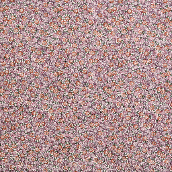 퀼트의시작은? 엔조이퀼트와 함께,[일본수입원단] 컨트리 플로랄 잔꽃무늬 셔팅 프린트원단 - 퍼플