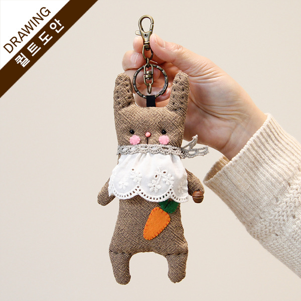 [바이핸즈] 퀼트도안 - 바니 래빗 키링