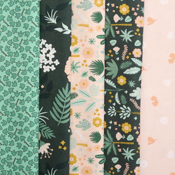 [원단패키지] 라일리블레이크 5371 프린트 5종 - 45cm x 26cm USH5371 (set)