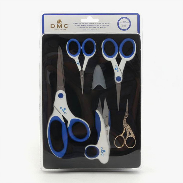 [DMC] 다용도 수예 재단가위 자수가위 세트(5pcs)