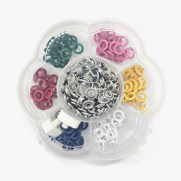 퀼트의시작은? 엔조이퀼트와 함께,[프림] 가시도트 스냅단추 세트 (바리오 툴 호환) 390740